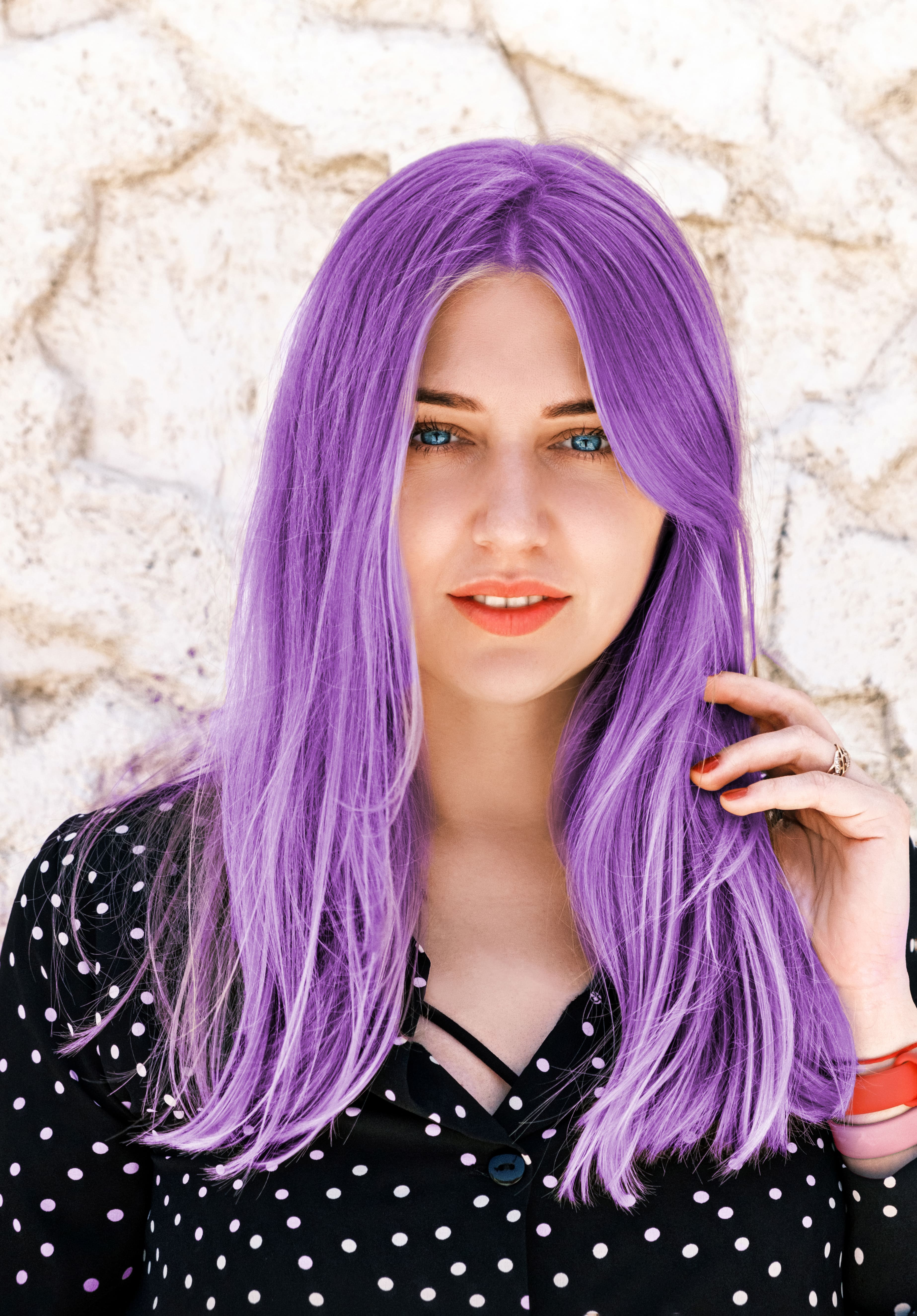 how to apply purple hair dye for black hair without bleach